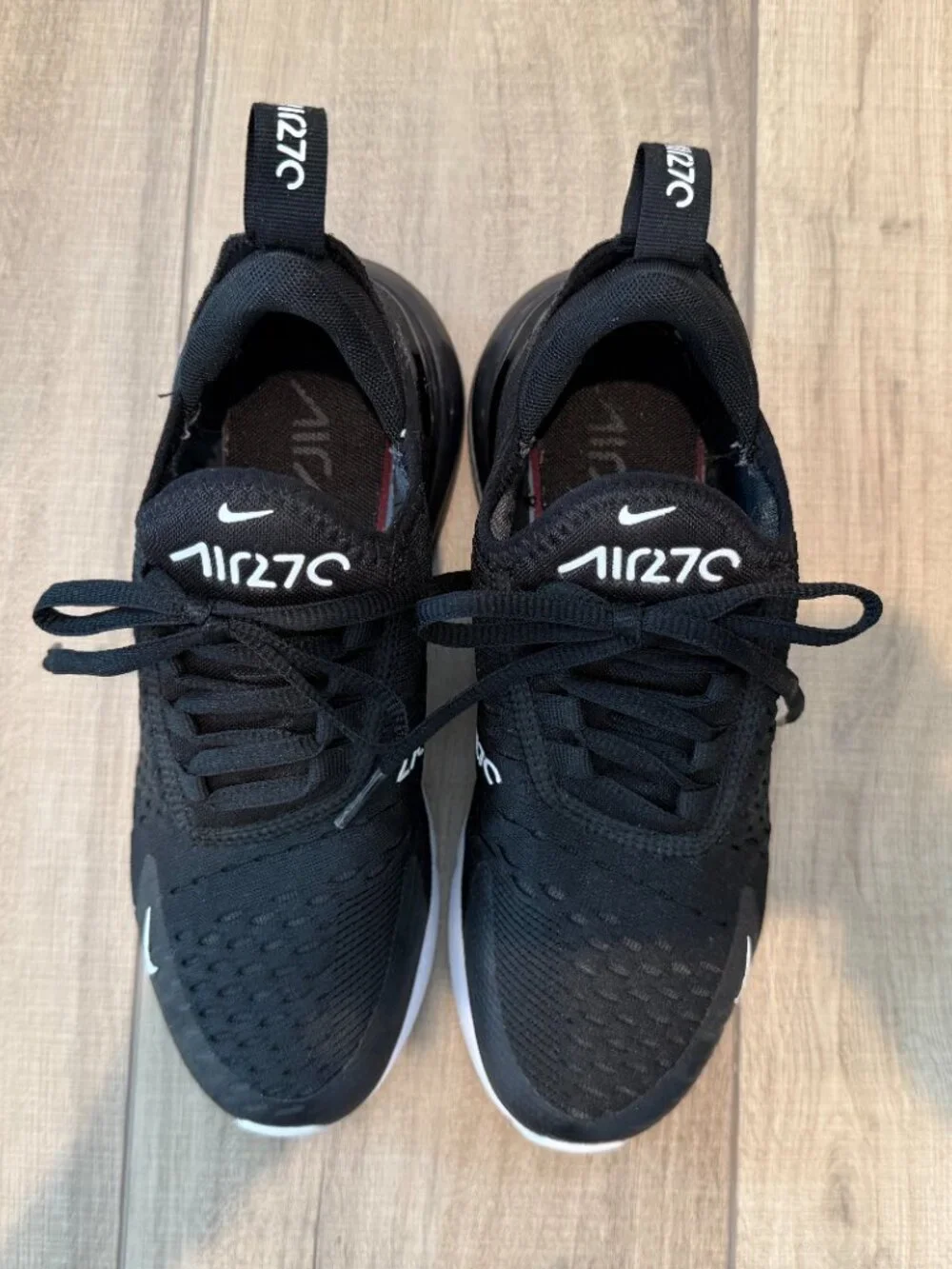 Nike Air Max 270 Black White Women's Size 5 Excellent Condition